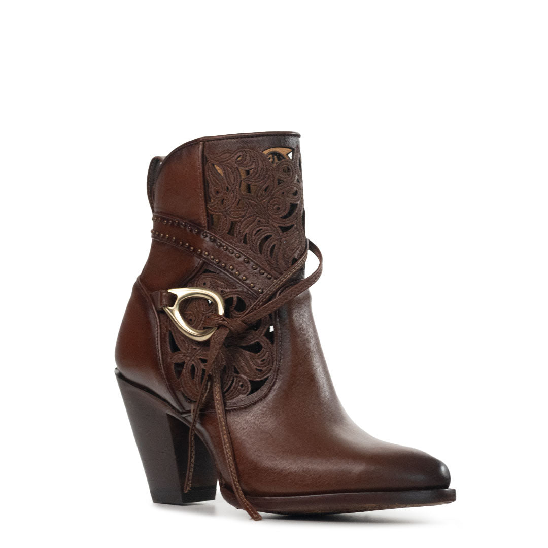 Botín Gía | Rio Grande | Café | Piel 100% Res