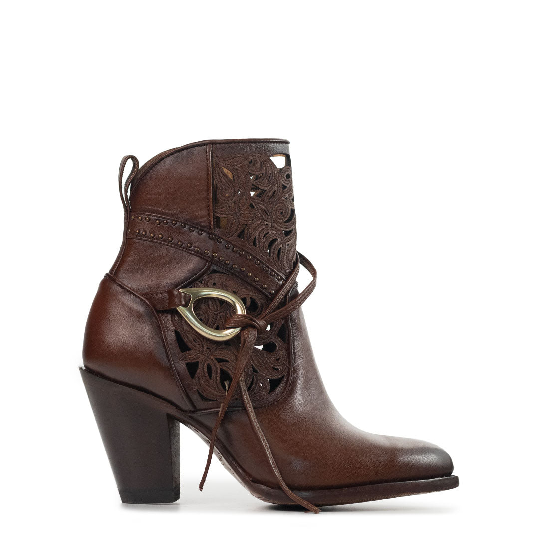 Botín Gía | Rio Grande | Café | Piel 100% Res