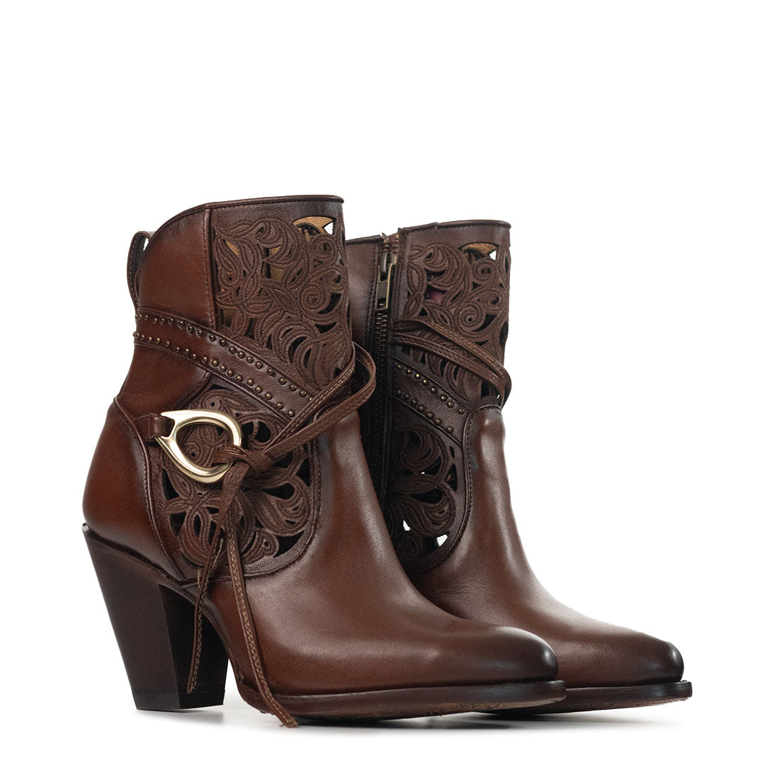 Botín Gía | Rio Grande | Café | Piel 100% Res