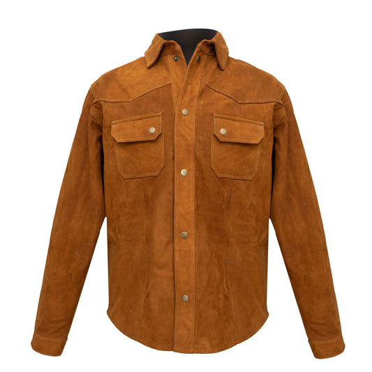 Sobrecamisa Nobuck | El Potrillo Western | Piel 100% de Ternera