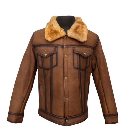 Levis Caramelo | El Potrillo Western | Piel 100% Borrego