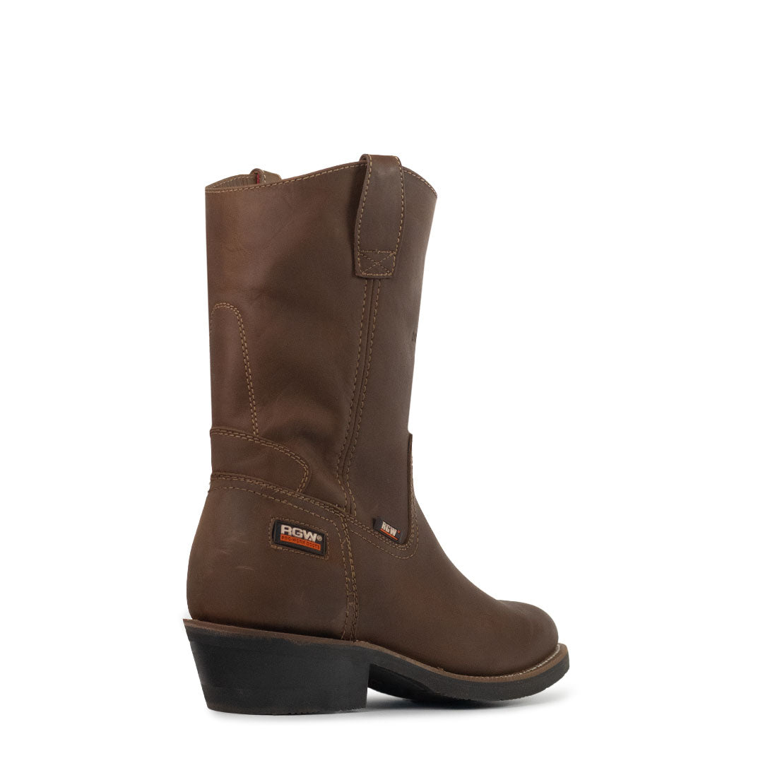 Bota de Trabajo Truck | Crazy Tan | Horma Oval | Piel 100% Res