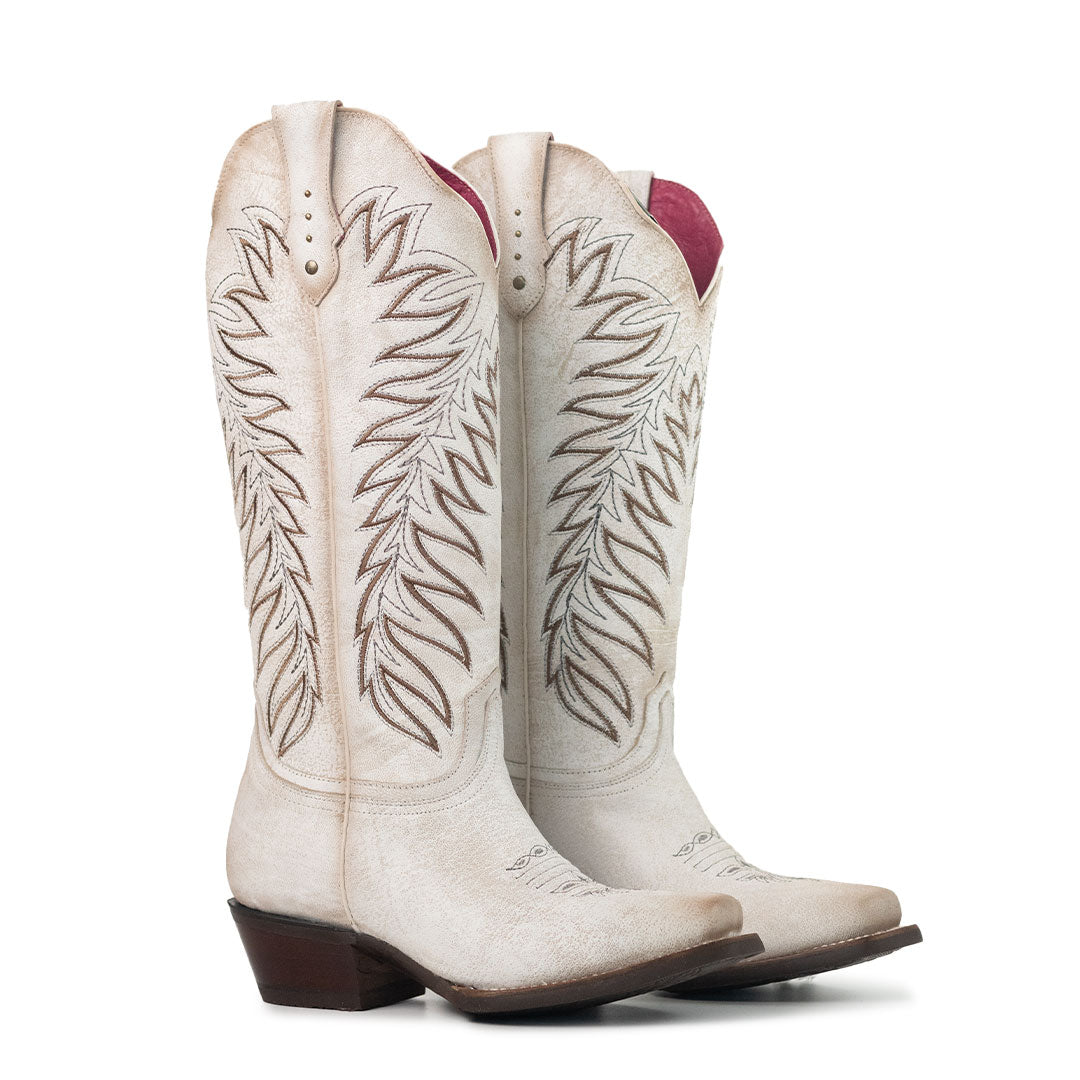 Lorena | Rio Grande | Blanco | Horma Rodeo | Piel 100% Res