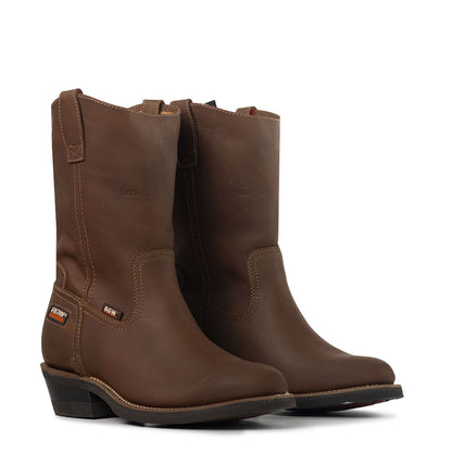 Bota de Trabajo Truck | Crazy Tan | Horma Oval | Piel 100% Res