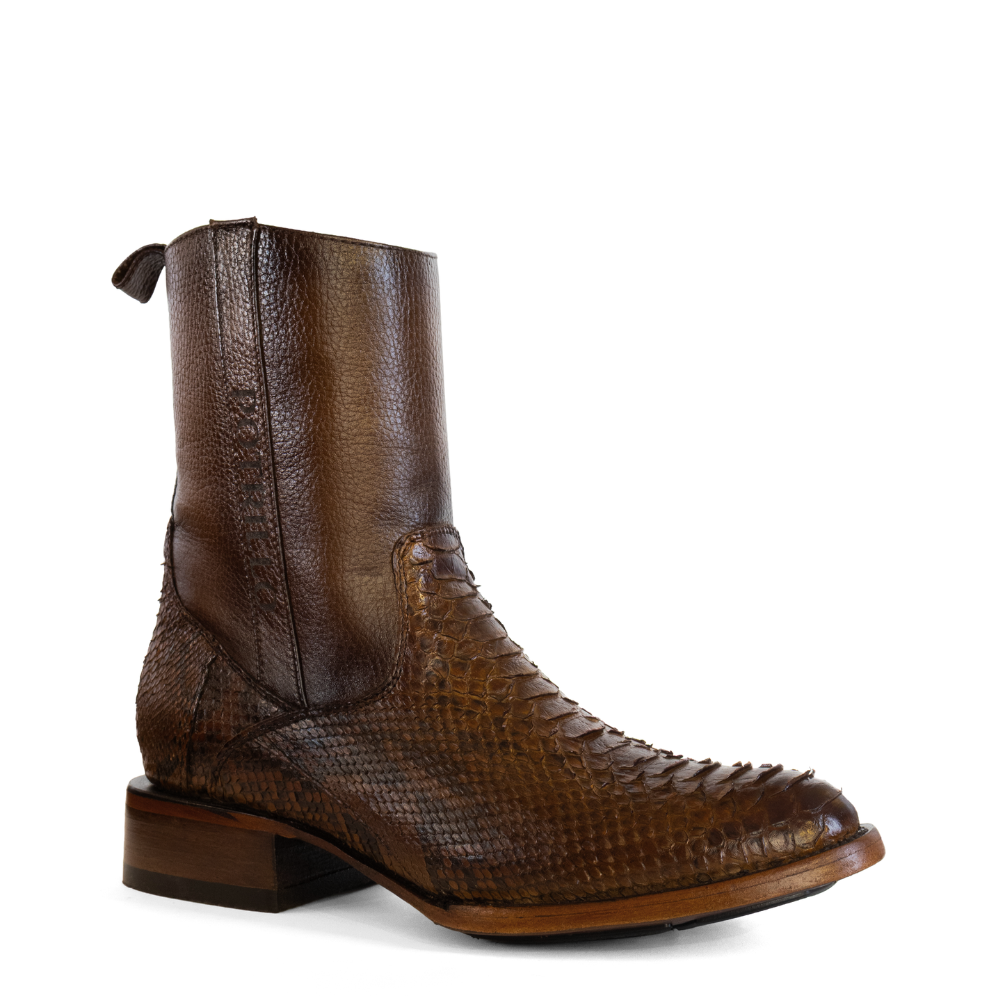 BOTAS DE PITÓN | ESTILO OVAL TABACO