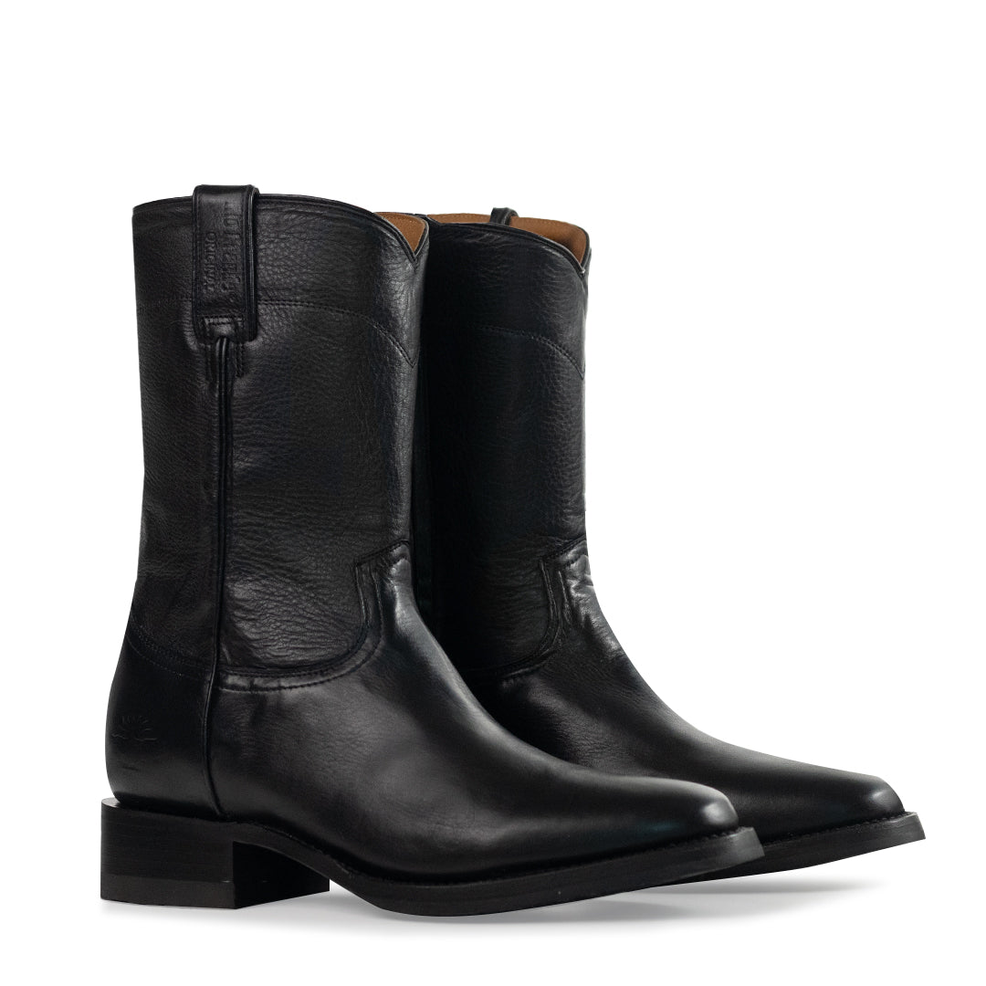 Wichita Rio Grande | Negra | Horma Rooper | Piel 100% Venado