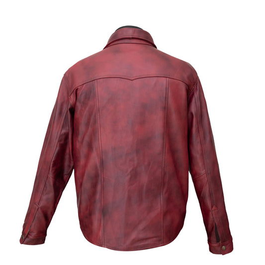 Sobrecamisa Black Cherry | El Potrillo Western | Piel 100% de Ternera